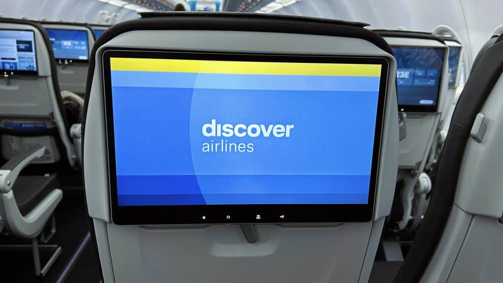 Discover Airlines Screen Test A320