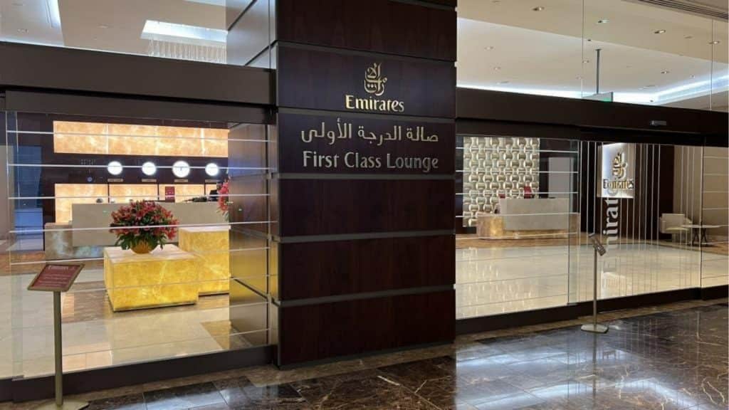 Emirates First Class Lounge