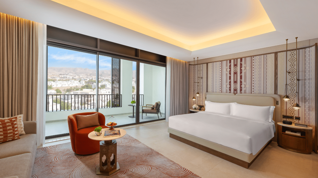 Mandarin Oriental Maskat Mountain View Zimmer