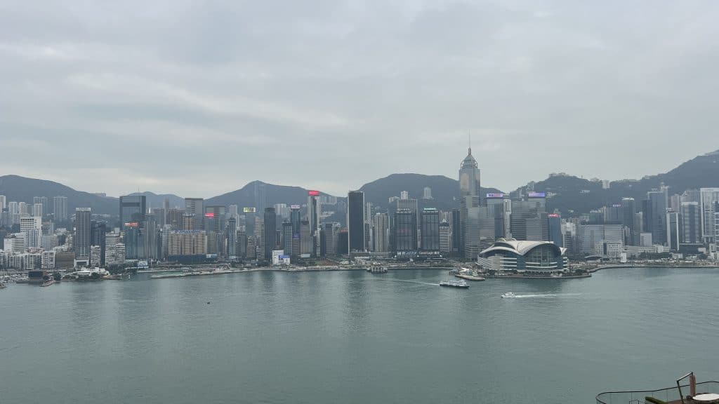 Rosewood Hongkong Aussicht Balkon 