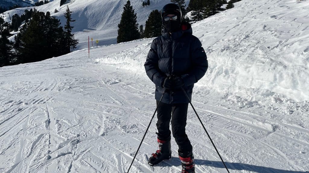 Das erste Mal in Skischuhen