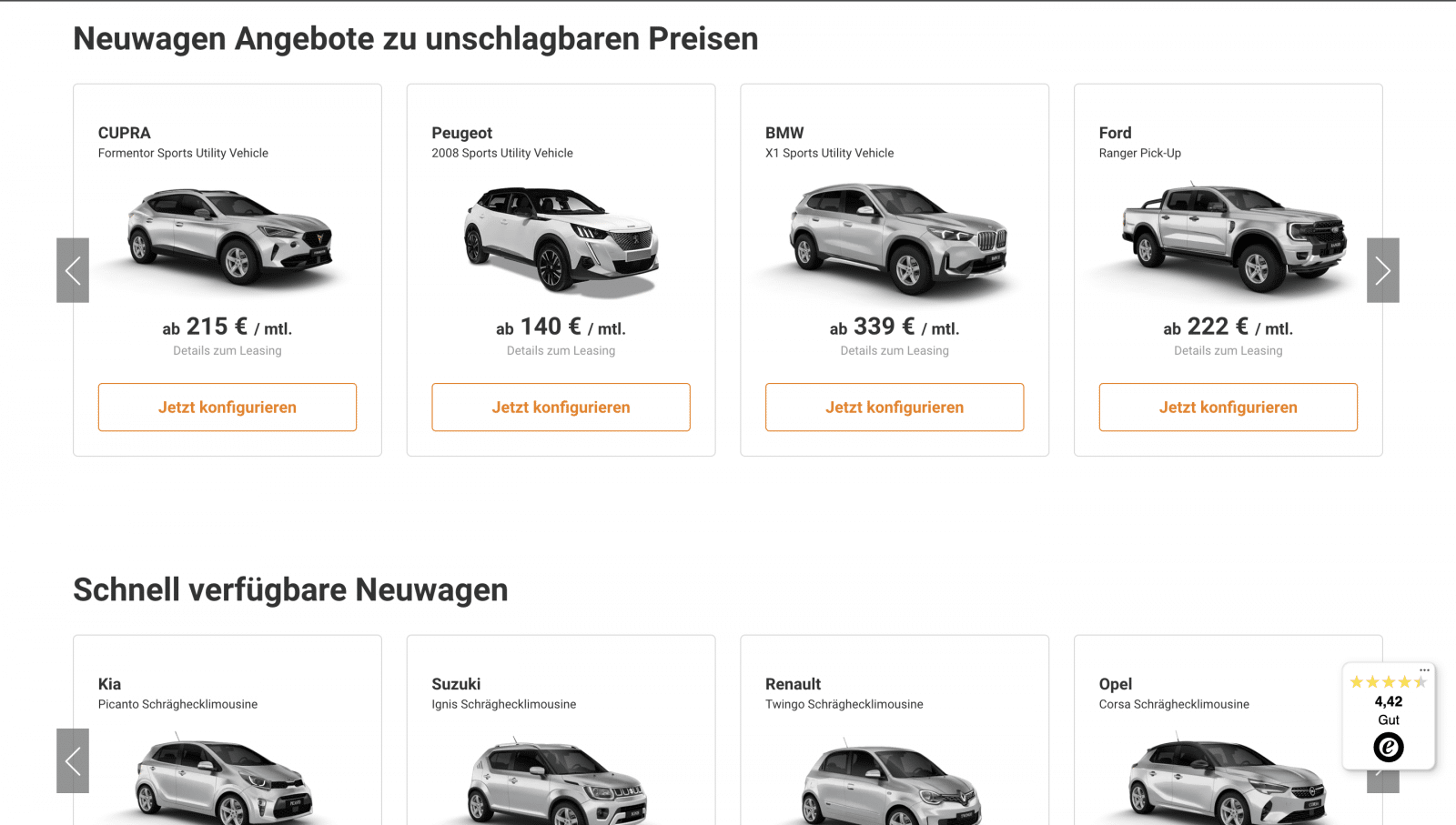 Sixt Neuwagen Leasing Privat