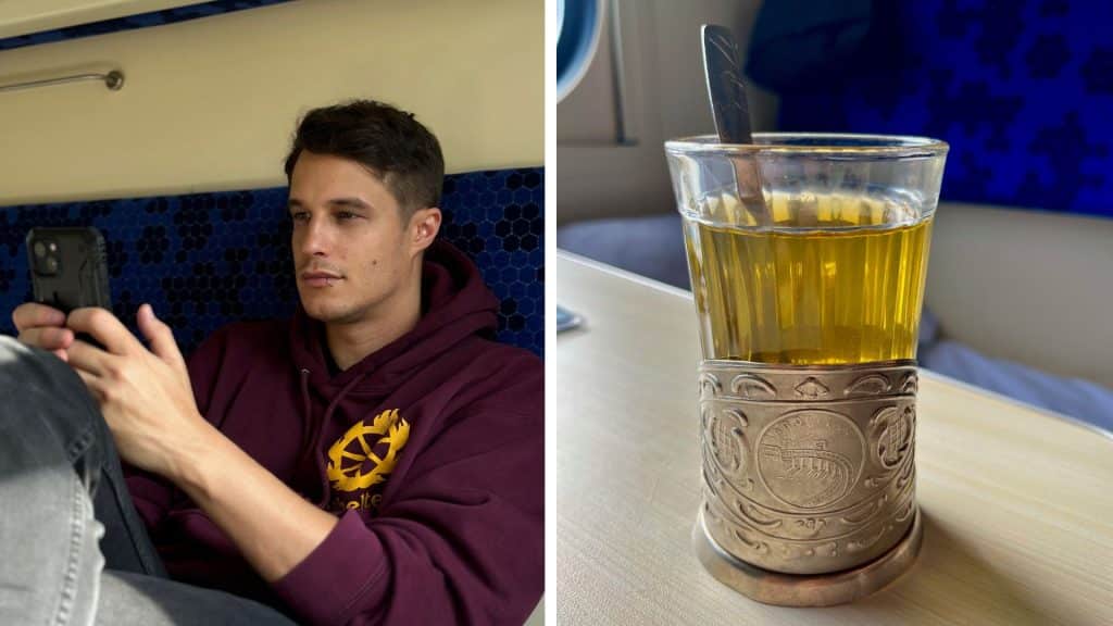Tee Im Zug Nach Kyiv