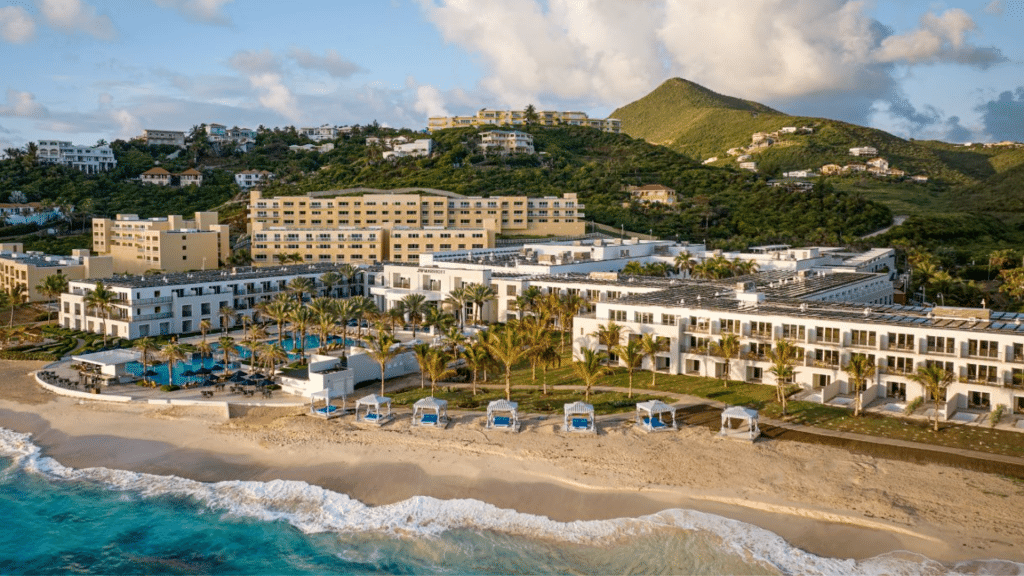 JW Marriott St. Maarten Beach Resort Strand Ansicht