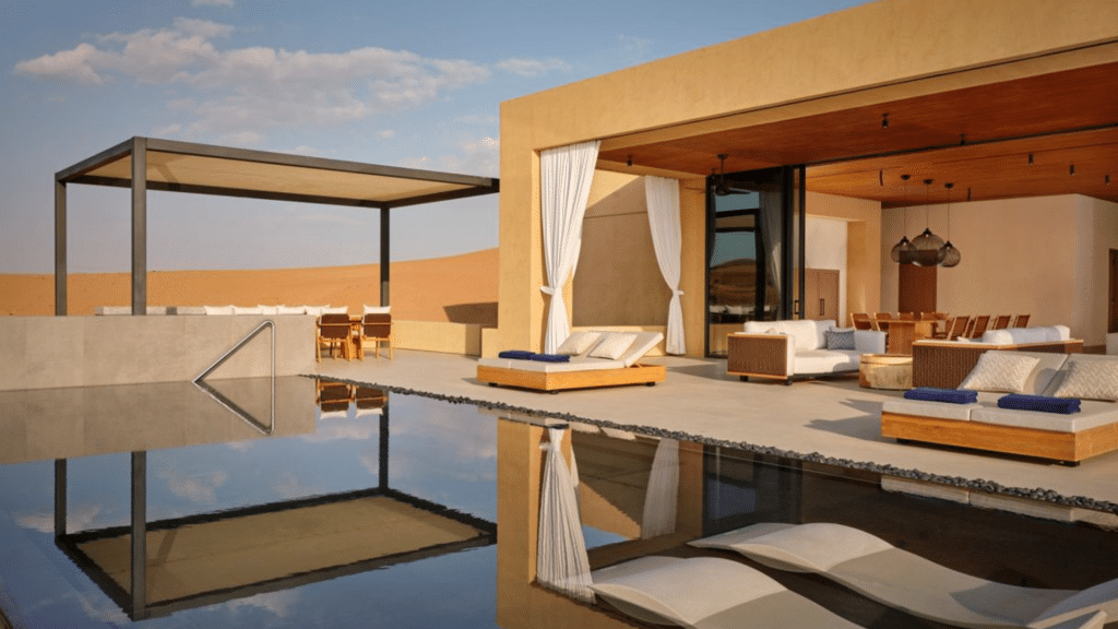 Ritz Carlton Ras Al Khaimah Signature Villa Pool Terrasse
