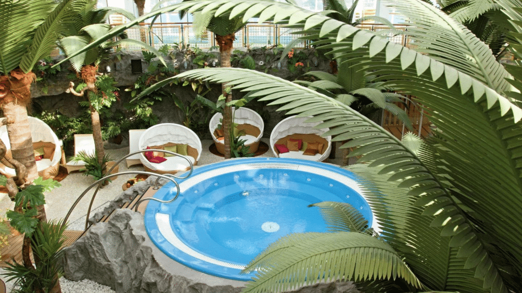 AIDA Kreuzfahrtschiff Wellnessbereich