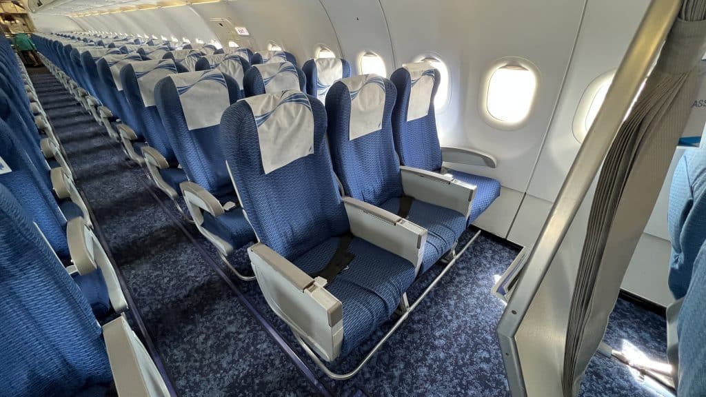 Bangkok Airways Economy Class Sitze 