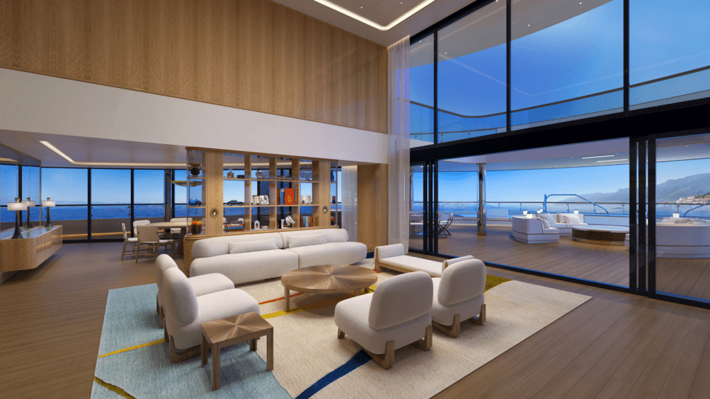 Four Seasons Yacht Loft Suite Wohnzimmer