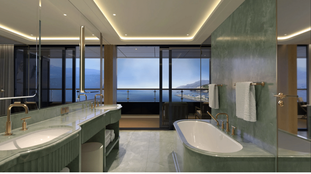 Four Seasons Yacht Grand Ocean Suite Bad