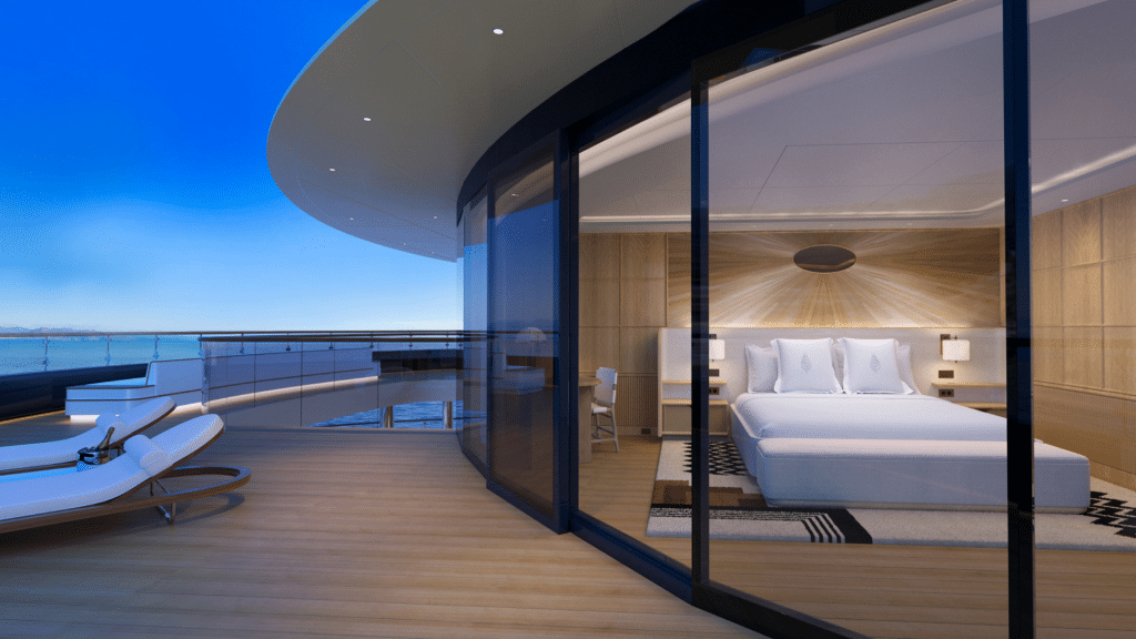 Four Seasons Yacht Loft Suite Schlafzimmer