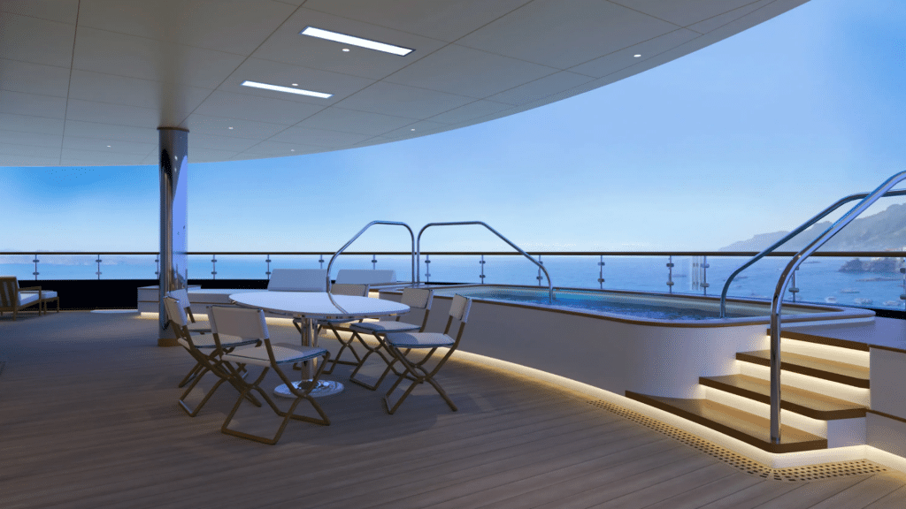 Four Seasons Yacht Malaga Suite Terrasse Pool