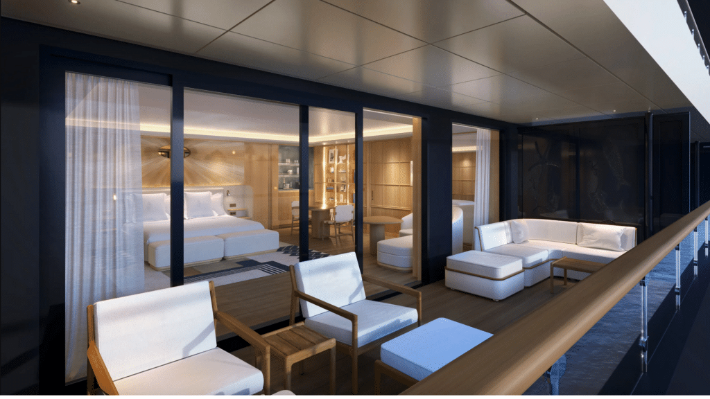 Four Seasons Yacht Superior Seaview Suite Balkon