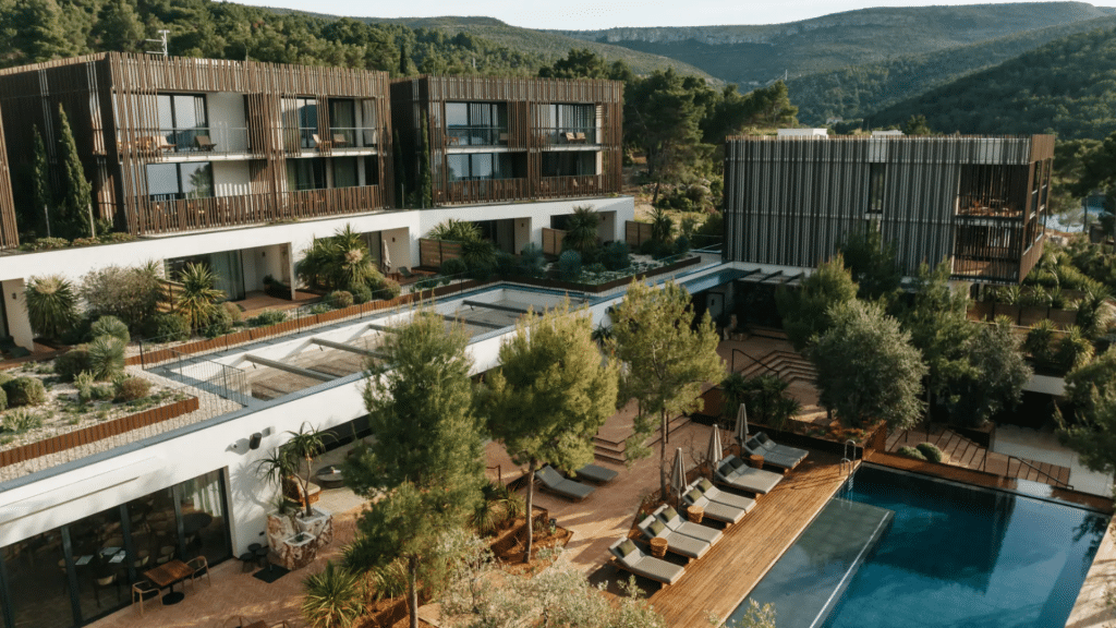 Maslina Resort Kroatien Ansicht Hotel Pool