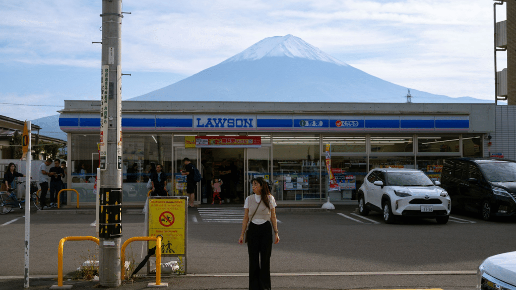Mount Fuji Lawson Supermarkt