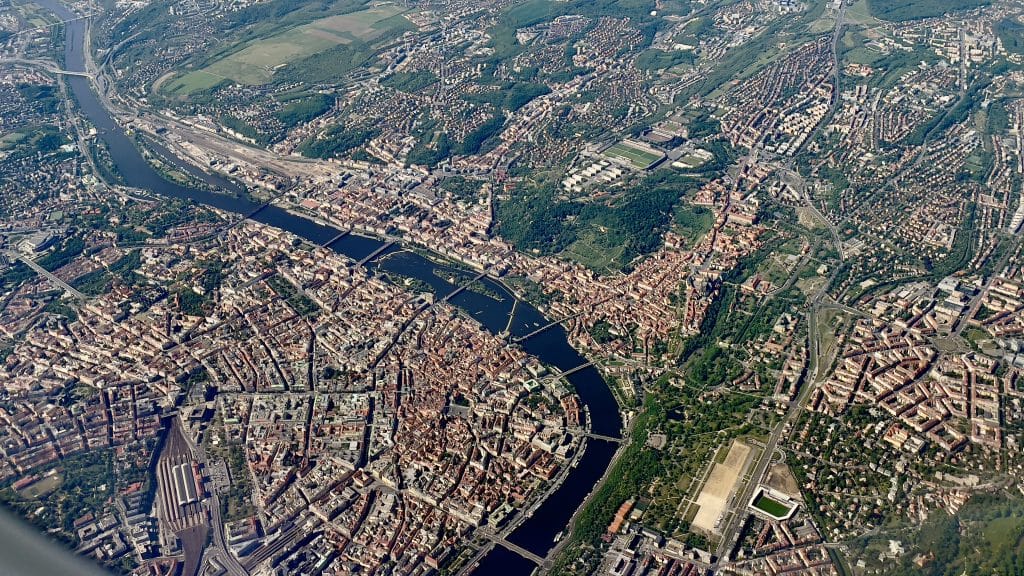 Prag aus der Luft