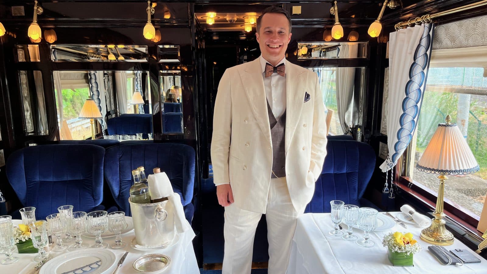 Das Dinner ist das Highlight der Reise im Orient-Express