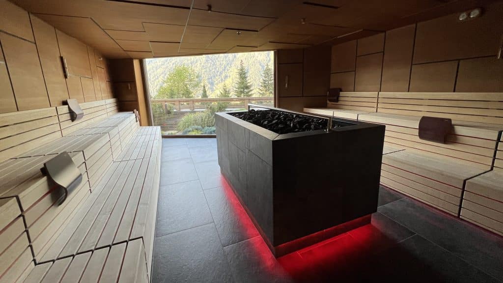 Lefay Resort Dolomiti Sauna Mit Ausblick