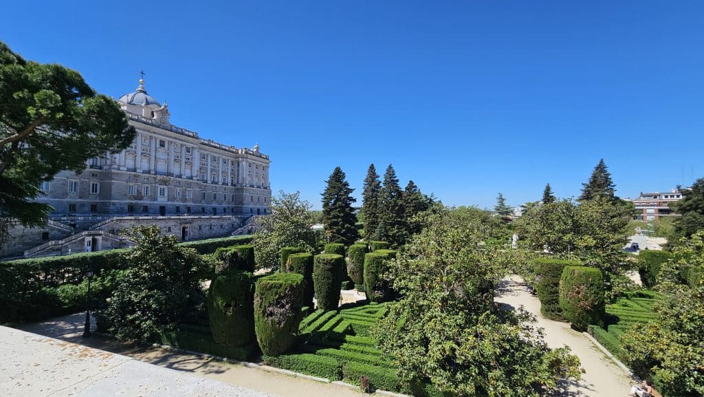 Madrid Palastgarten