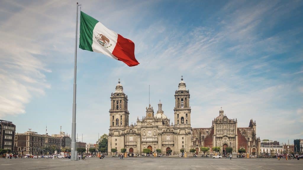 Zocalo Square And Mexico City Cathedral Mexico City, Mexico