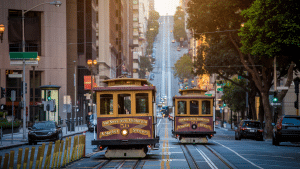 San Francisco Stadt Strassenbahn