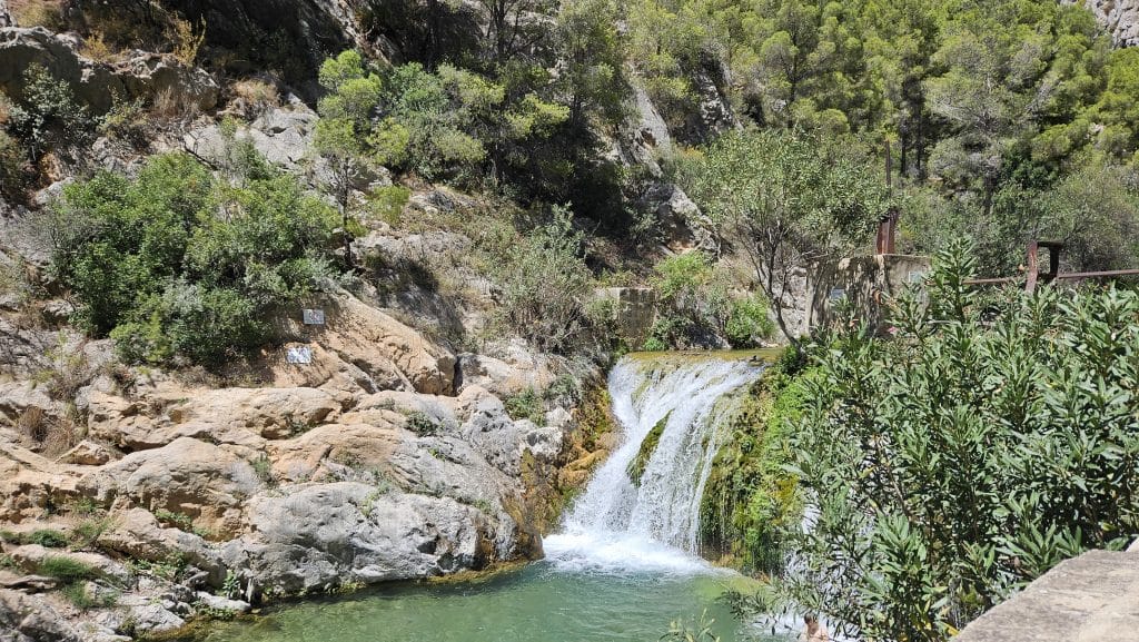 Xàbia Quelle Wasserfall