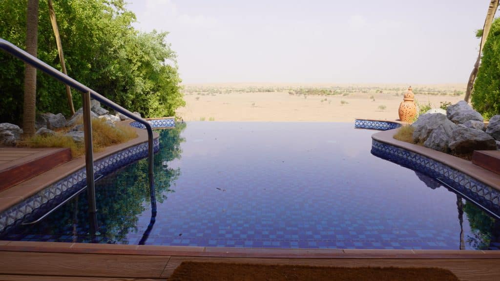 Privater Pool der Bedouin Suite
