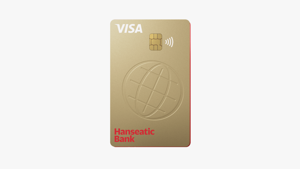 Hanseatic Bank Gold Card Vorderseite