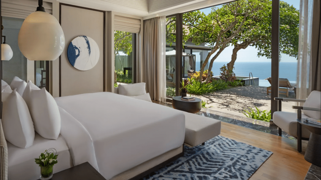 Hilton Umana Bali Ungasan Villa Schlafzimmer