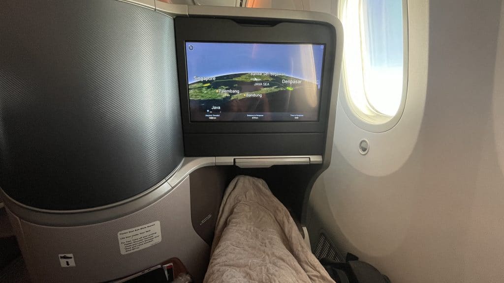 Singapore Airlines Business Class Boeing 787