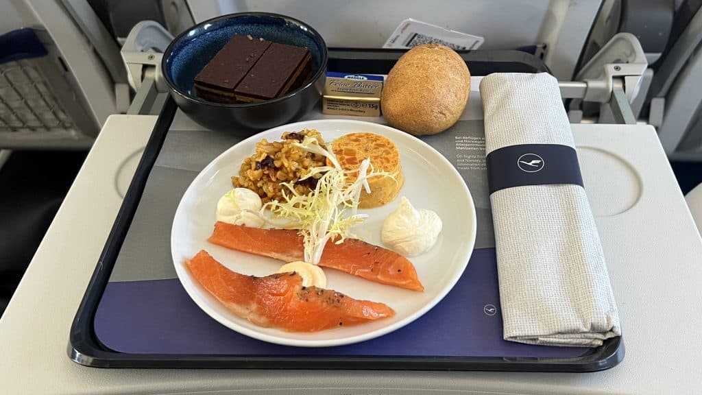 Lufthansa Business Class Catering Kurzstrecke