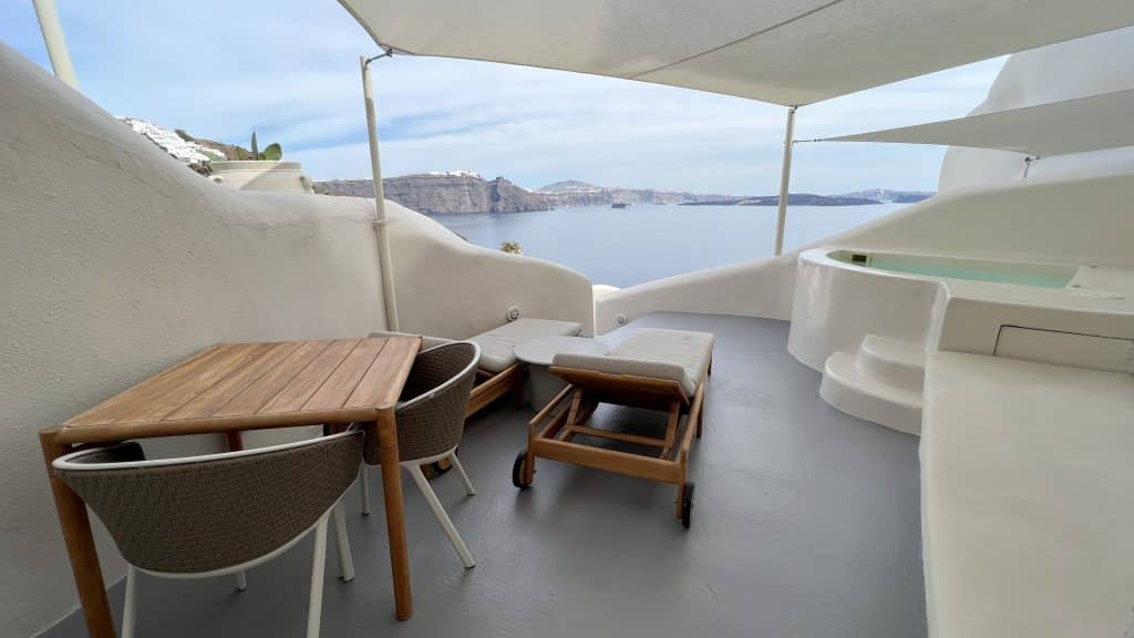 Mystique Santorini Suite Terrasse