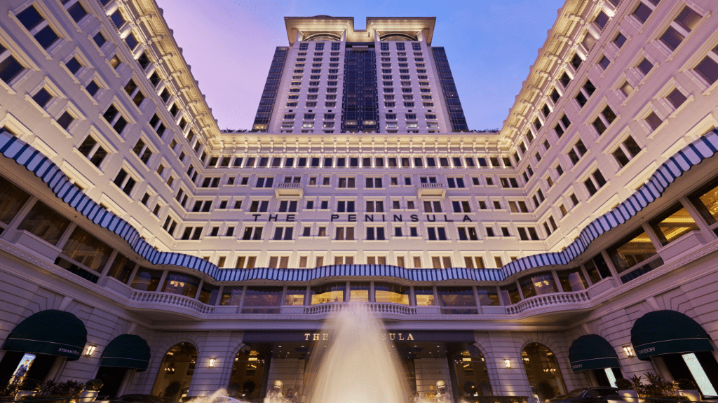 Peninsula Hongkong Hotel Fassade