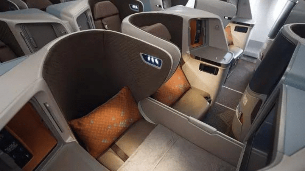Singapore Airlines Business Class 787