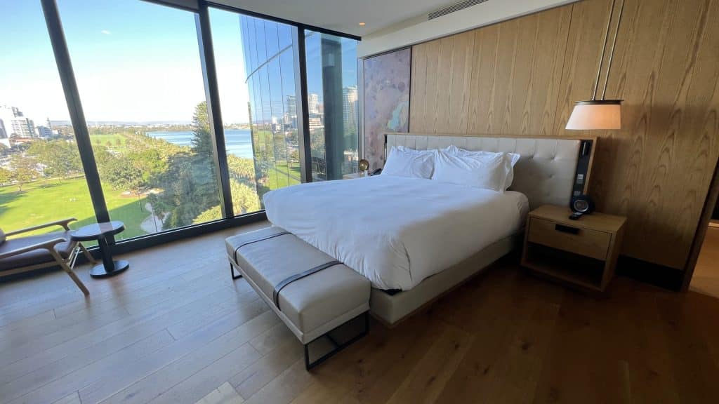 The Ritz Carlton Perth Suite Schlafzimmer