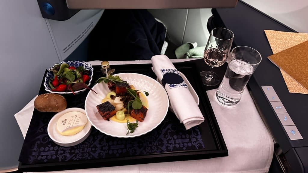 Vorspeise KLM Business Class