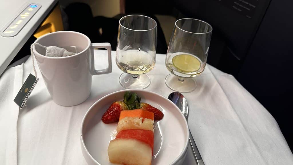 Air France Business Class Boeing 777 300ER Catering 8