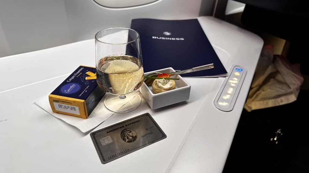 Air France Business Class Boeing 777 300ER Snack 
