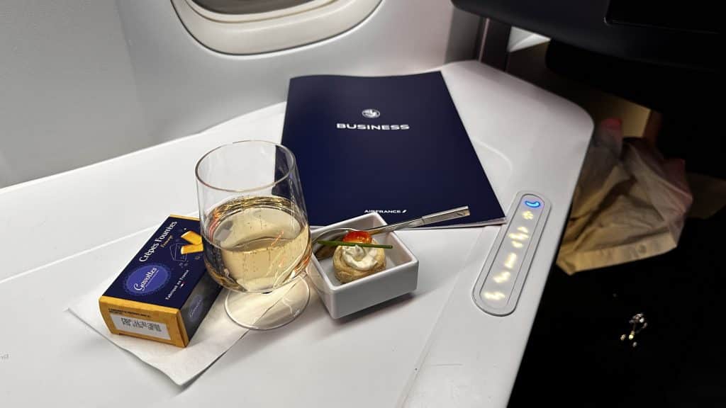 Air France Business Class Boeing 777 300ER Snack 4