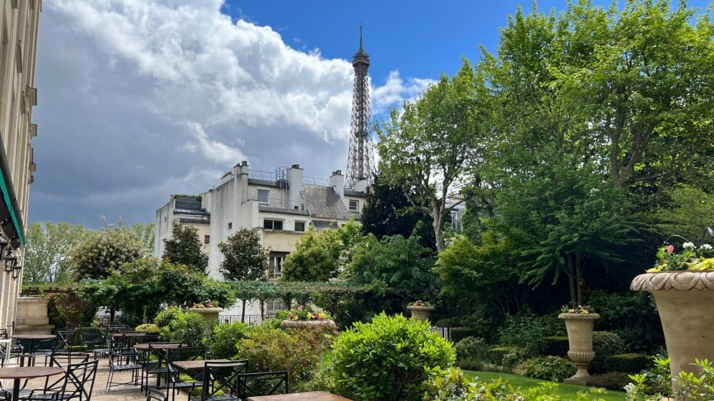 Aussicht Shangri La Paris Eiffelturm