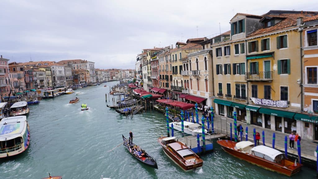 Aussicht Von Rialto Brücke