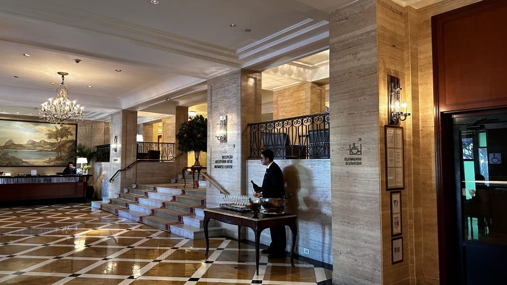 Belmond Hotel Copacabana Palace Lobby 