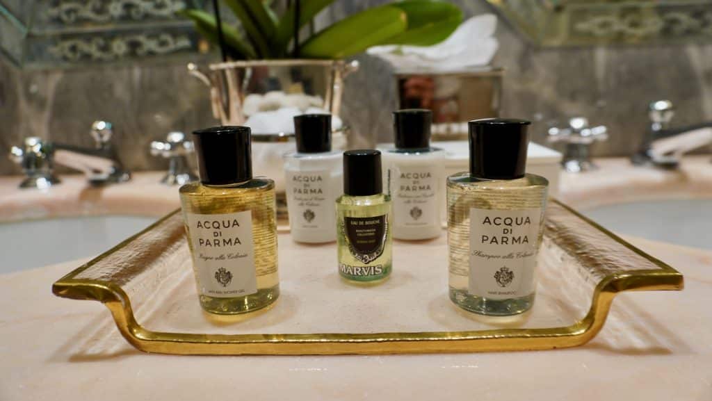 Die Amenities von Acqua di Parma