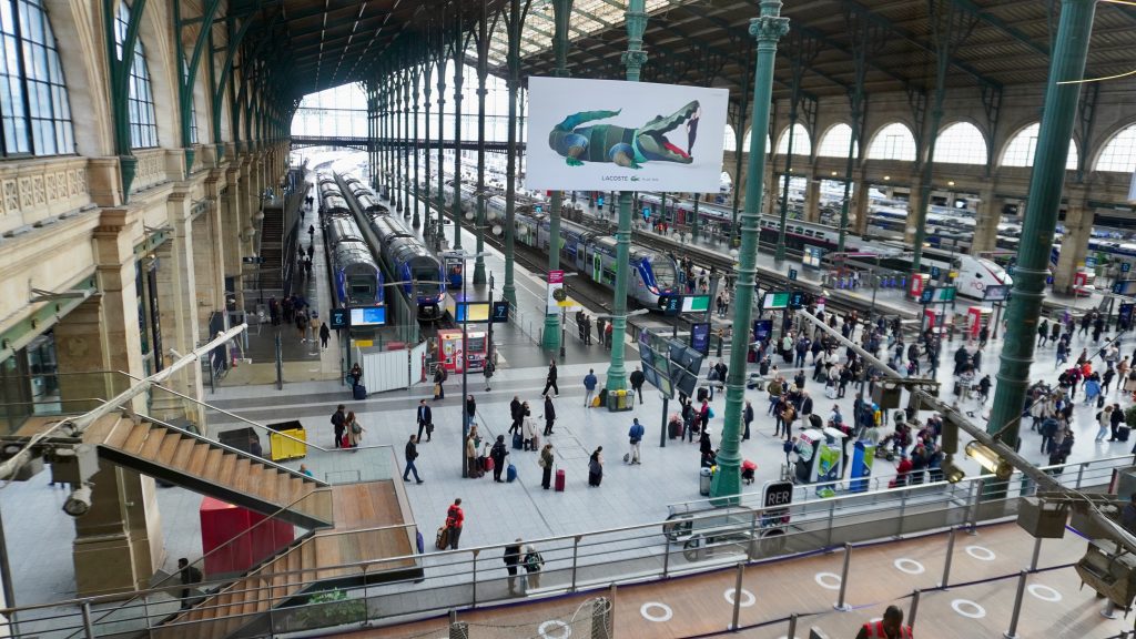 Blick auf die Gleise am Gare du Nord