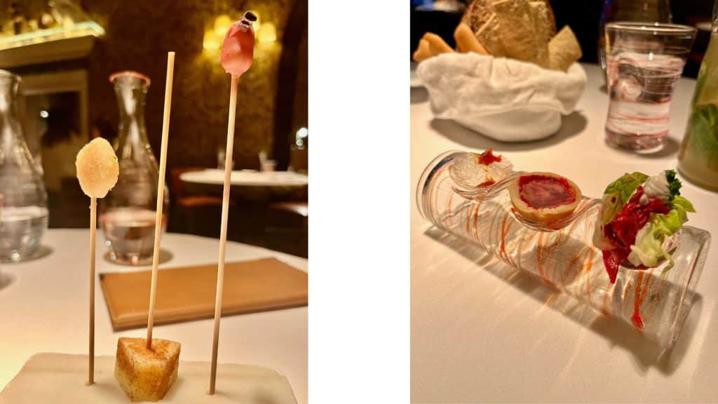 Dessert und Amuse Bouche im Quadri