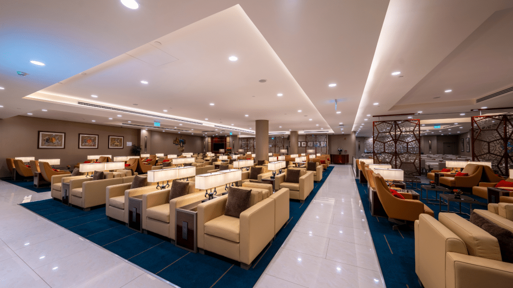 Emirates Lounge Jeddah Bereiche Uebersicht