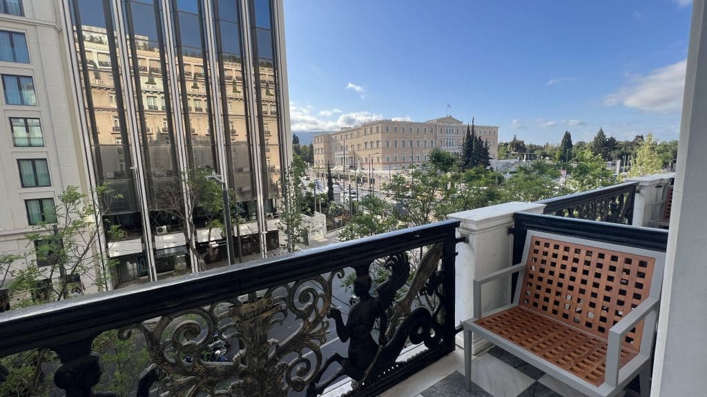 Hotel Grande Bretagne Athen Balkon 