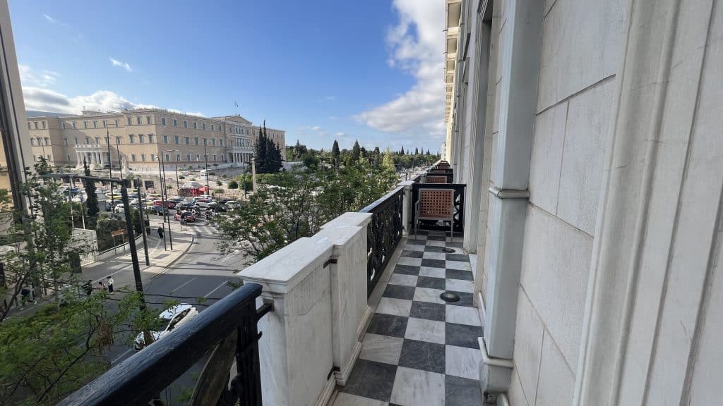 Hotel Grande Bretagne Athen Balkon 