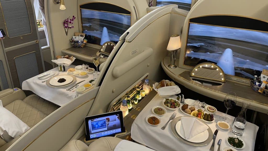 Emirates First Class dank Amex Gold Bonus buchen