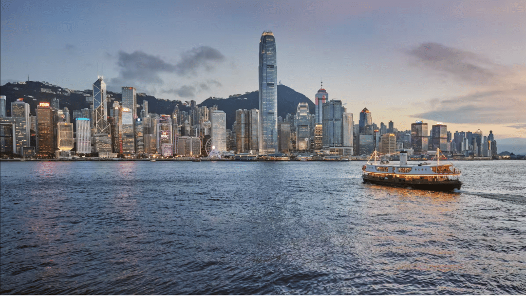 Landmark Mandarin Oriental Hongkong Stadtblick
