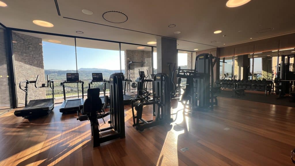 Mandarin Oriental Costa Navarino Fitnessraum 